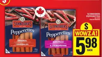 Food Basics SCHNEIDERS PEPPERETTES offer