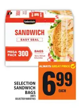 Food Basics SELECTION SANDWICH BAGS offer