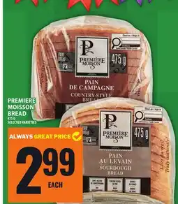 Food Basics PREMIERE MOISSON BREAD offer