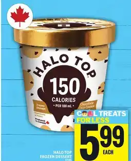 Food Basics HALO TOP FROZEN DESSERT offer