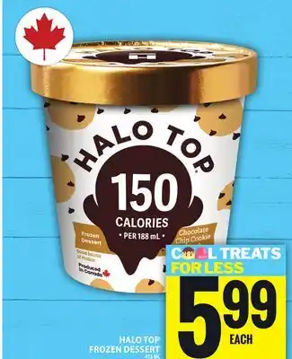 Food Basics HALO TOP FROZEN DESSERT offer