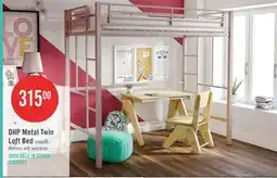 The Brick DHP Metal Twin Loft Bed offer
