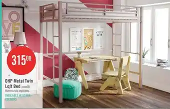 The Brick DHP Metal Twin Loft Bed offer