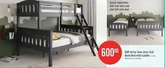 The Brick DHP Airlie Twin-Over-Full Bunk Bed with Ladder offer