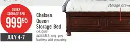 The Brick Chelsea Platform Storage Bed with Headboard & Frame, Cherry Brown - Queen Size offer
