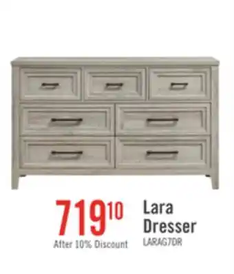 The Brick Lara Bedroom 7-Drawer Dresser, 60.6W x 38H - Antique Grey offer