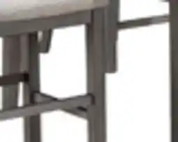The Brick Krew 5pc Dining Set with Table & 4 Chairs, Melamine, 60W - Grey offer