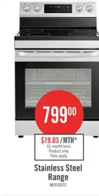 The Brick Midea 30 6.3 Cu. Ft. Electric Range - MER30B14ASTC offer