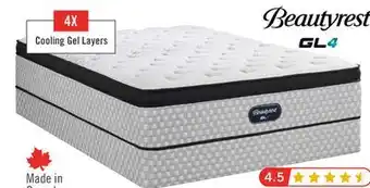 The Brick Beautyrest GL4 Eurotop Queen Mattress offer