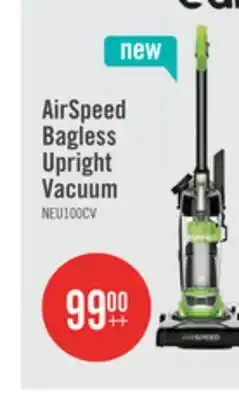 The Brick Eureka AirSpeed Bagless Upright Vacuum - NEU100C offer
