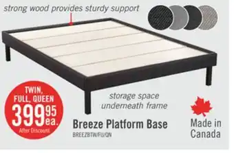 The Brick Breeze Twin Platform Base - Dark Grey offer