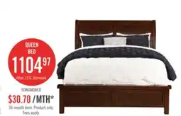 The Brick Sonoma Panel Bed with Headboard & Frame, Mango Brown - Queen Size offer