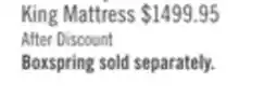 The Brick Beautyrest Black Hotel Presidential Suite Eurotop Luxury Firm King Mattress offer