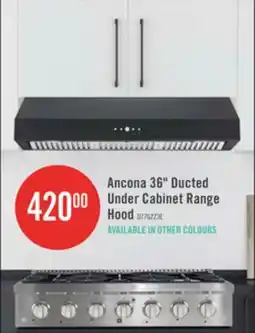 The Brick Ancona 36 Ducted Under Cabinet Range Hood - AN-18043BLK offer