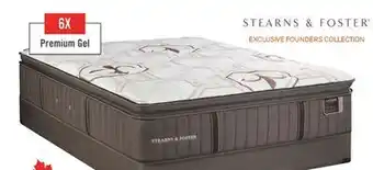 The Brick Stearns & Foster Founders Collection Crystal Palace Pillowtop Queen Mattress offer