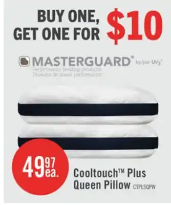 The Brick Masterguard Cooltouch Plus Queen Pillow offer