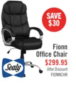 The Brick Sealy Fionn 30.5 Adjustable Office Chair - Black offer