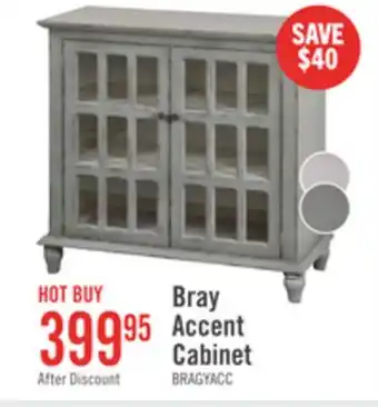 The Brick Bray 36 Accent Cabinet - Antique Grey offer