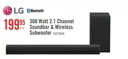 The Brick LG 2.1 CH Bluetooth Dolby Digital Soundbar with Wireless Subwoofer (S40T.DCANLLK) offer