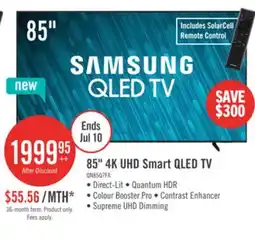 The Brick Samsung 85 Q7F QLED 4K Smart TV with Vision AI offer