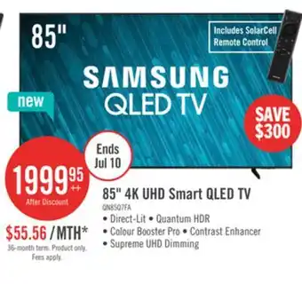 The Brick Samsung 85 Q7F QLED 4K Smart TV with Vision AI offer