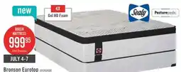 The Brick Sealy Posturepedic Plus 1000 Series Bronson Eurotop Luxury Firm Queen Mattress offer