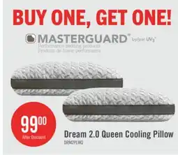 The Brick Masterguard Dream 2.0 Cooling Queen Pillow offer