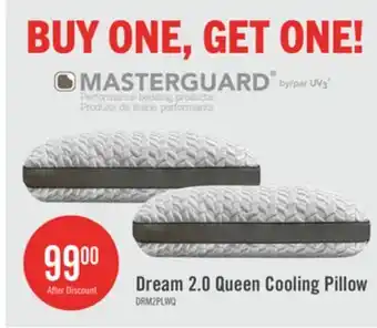 The Brick Masterguard Dream 2.0 Cooling Queen Pillow offer
