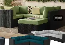 The Brick Barbados 6-Piece Patio Set with Ottoman - Grey offer