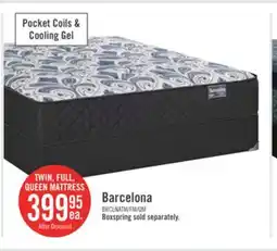 The Brick Springwall Barcelona Tight Top Luxury Firm Twin Mattress offer