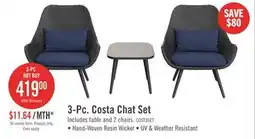 The Brick Costa Patio 3-Piece Set offer