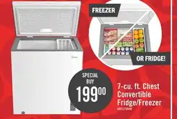 The Brick Midea 7 Cu. Ft. Convertible Chest Refrigerator-Freezer - MRC07M4CWW offer