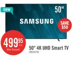 The Brick Samsung 50 U7900F Crystal UHD 4K Smart TV (UN50U7900FFXZC) offer