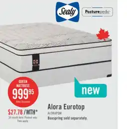The Brick Sealy Posturepedic Plus Alora Eurotop Plush Queen Mattress offer