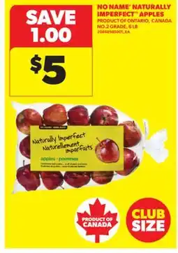 Real Canadian Superstore NO NAME NATURALLY IMPERFECT APPLES, 6 LB offer