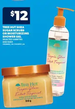 Real Canadian Superstore TREE HUT SHEA SUGAR SCRUBS OR MOISTURIZING SHOWER GEL offer