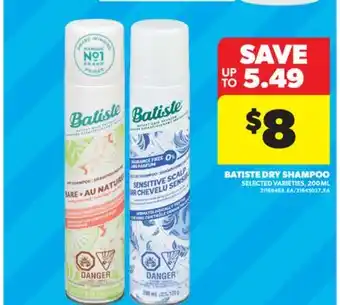 Real Canadian Superstore BATISTE DRY SHAMPOO, 200 ML offer