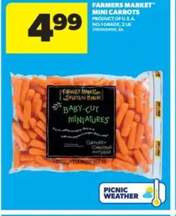 Real Canadian Superstore FARMERS MARKET MINI CARROTS, 2 LB offer