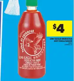 Real Canadian Superstore UNI-EAGLE SRIRACHA HOT CHILLI SAUCE, 815 G offer