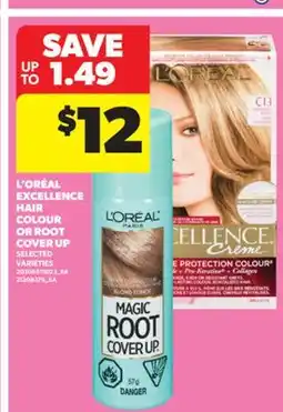 Real Canadian Superstore L' ORÉAL EXCELLENCE HAIR COLOUR OR ROOT COVER UP offer