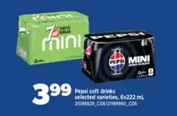 Real Canadian Superstore PEPSI SOFT DRINKS, 6X222 ML offer