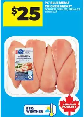 Real Canadian Superstore PC BLUE MENU CHICKEN BREAST, 6'S offer