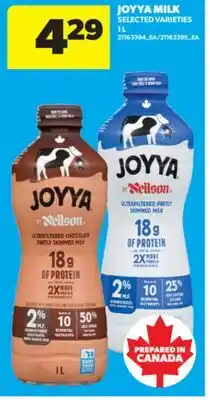 Real Canadian Superstore JOYYA MILK, 1L offer