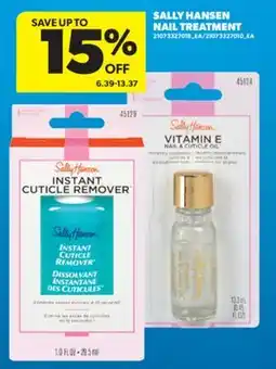 Real Canadian Superstore SALLY HANSEN NAIL TREATMENT offer