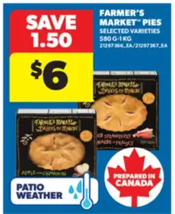 Real Canadian Superstore FARMER'S MARKET PIES, 580 G - 1 KG offer