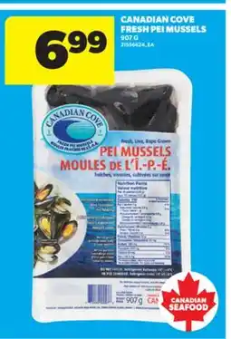 Real Canadian Superstore CANADIAN COVE FRESH PEI MUSSELS, 907G offer