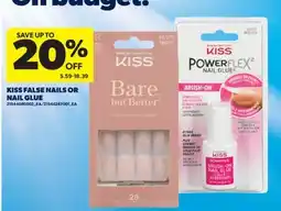 Real Canadian Superstore KISS FALSE NAILS OR NAIL GLUE offer