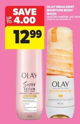 Real Canadian Superstore OLAY INDULGENT MOISTURE BODY WASH, 547-591 ML offer