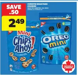Real Canadian Superstore CHRISTIE SNAK PAKS COOKIES, 144-200 G offer