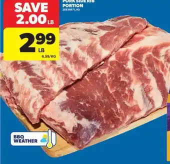 Real Canadian Superstore PORK SIDE RIB PORTION offer